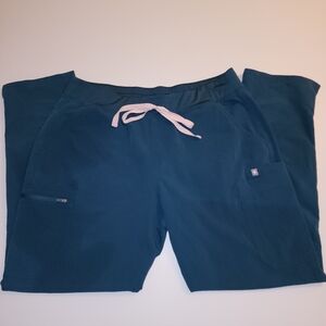 Figs Women's XL Caribbean Blue High Waisted Yoga Yola